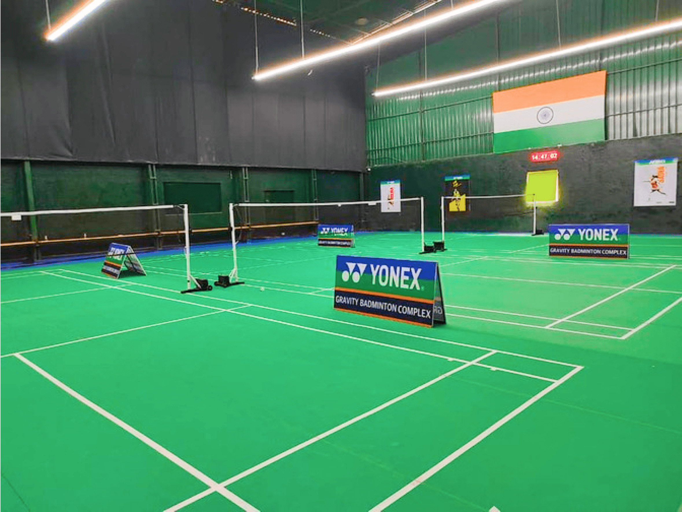 dự án sân cầu lông hiện đại